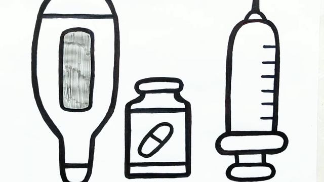 Bolalar Uchun Shifokor O'yinchoqlarini Qanday Chizish Mumkin .How To Draw Doctor's Toys For Childre
