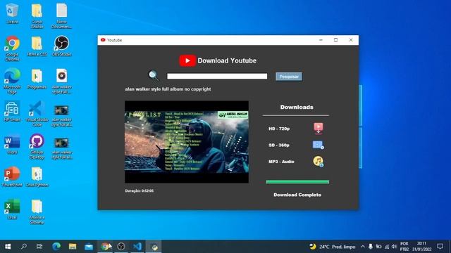 Programa Youtube Download em Python com Tkinter смотреть онлайн
