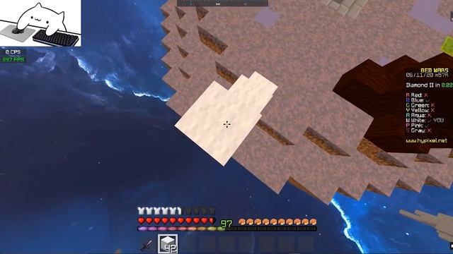 Bedwars with bongo cat keystrokes and clicksounds смотреть онлайн