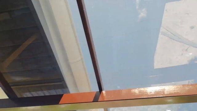 Навес из монолитного поликарбоната 4 мм толщиной смотреть онлайн