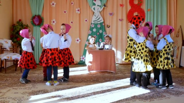 Танец"Матрёшечки".Весенний утренник.8 марта. NICK-VIDEO studio. смотреть онлайн