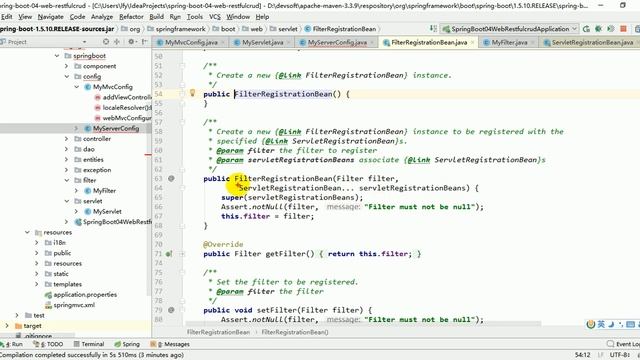 47、尚硅谷 SpringBoot web开发 注册servlet三大组件 смотреть онлайн