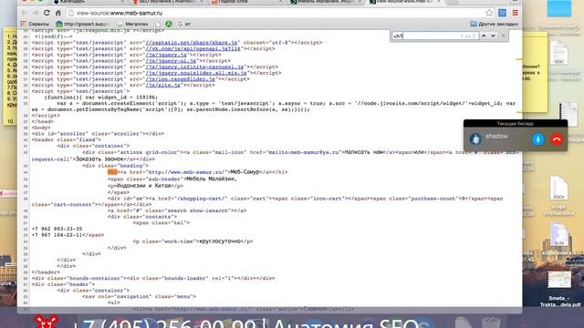SEO разборка #32 | Мебель Малайзии, Индонезии и Китая | Анатомия SEO смотреть онлайн