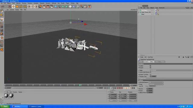 How do make a slow motion effect in cinema 4d by - Felix смотреть онлайн