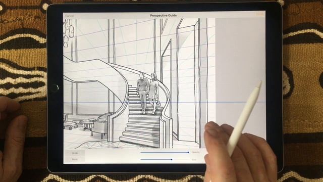 Procreate Perspective Drawing Assist In Two Minutes смотреть онлайн