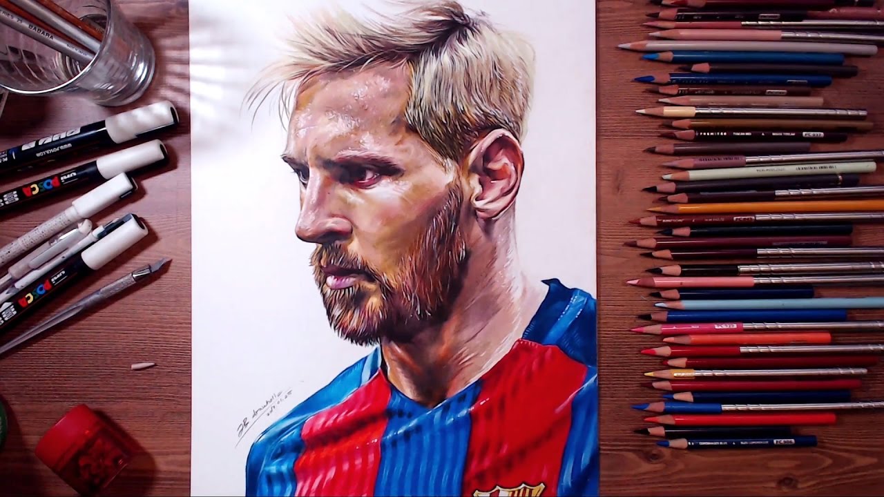 Drawing Lionel Messi   Drawholic