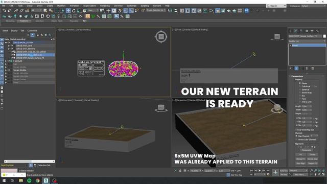 [QUICK DEMO] NM-Lab System™ for 3dsMax | Create 3D environment in seconds. смотреть онлайн