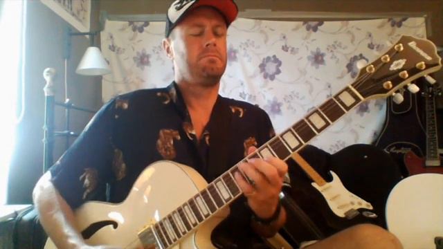Ibanez bigsby slow, mellow groove on AF75TDG-IV Artcore part 2 смотреть онлайн