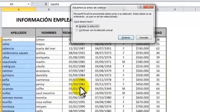 Ordenar Alfabeticamente en Excel 2010 смотреть онлайн