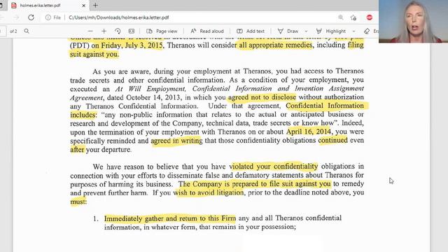 Did Elizabeth Holmes (Theranos) Threaten Erika Cheung? смотреть онлайн