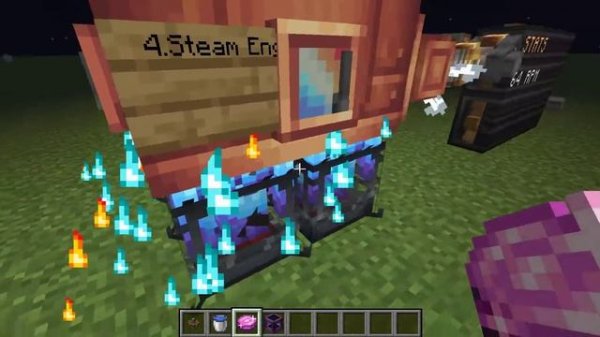 Basic energy generators in Minecraft create mod