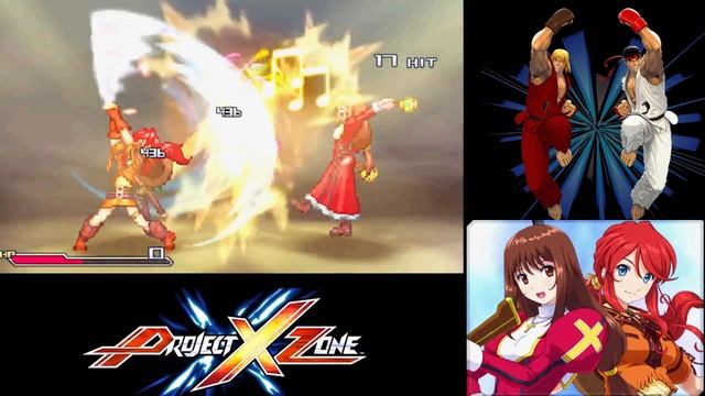 Project X Zone: Gemini & Erica Super Move - "Rambling Wheel & Sacre de Lumiere" Tutorial смотреть онлайн