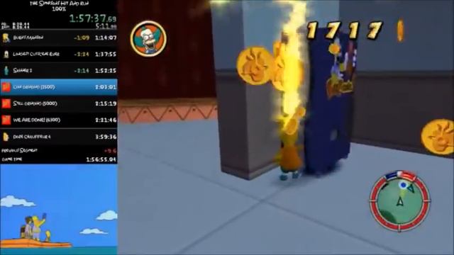The Simpsons: Hit and Run 100% Speedrun - 3:55:03 смотреть онлайн