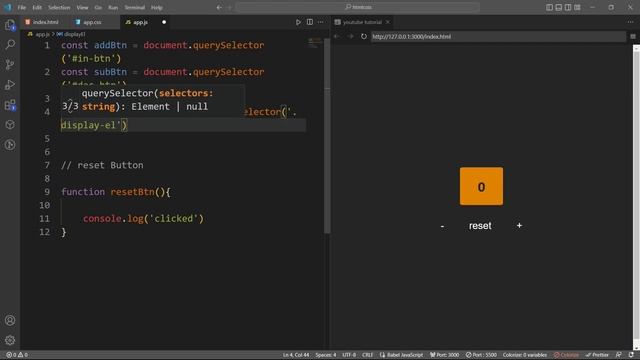 Let's make Count App with JavaScript | Goose смотреть онлайн