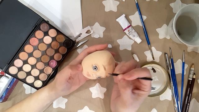 Как сделать куклу своими руками | лицо текстильной куклы | Часть 5 смотреть онлайн