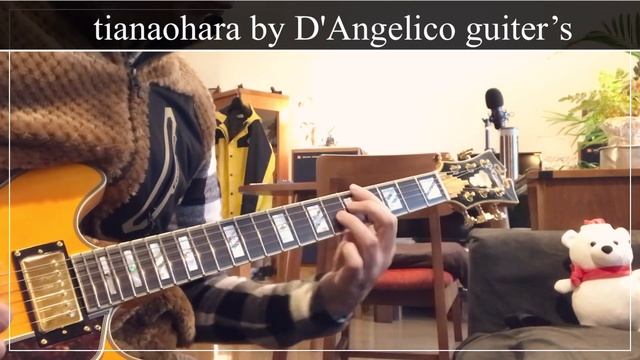D'Angelico Excel mini DC ／　I played tianaOhara's phrase смотреть онлайн