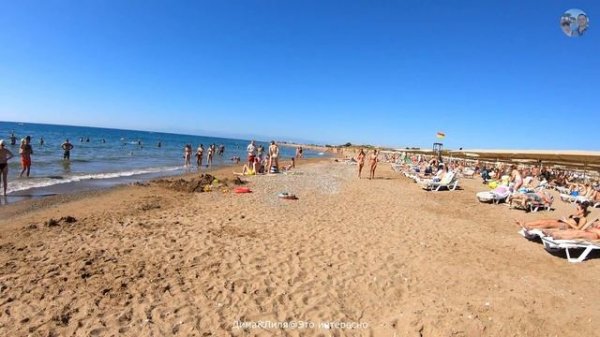 TUI MAGIC LIFE JACARANDA 5*. Обзор пляжа. Турция. Сиде. 4К - Видео