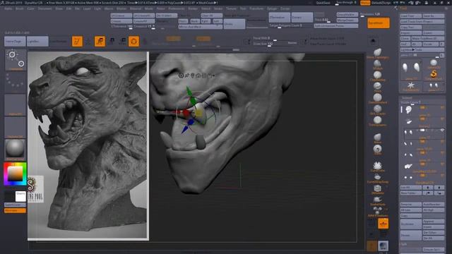 Учусь лепить персонажей в zBrush и челлендж 100 голов за 100 дней) день 16 смотреть онлайн