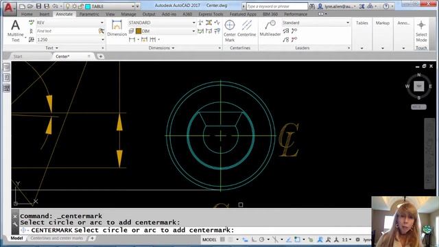Lynn Allen's Tips and Tricks: Center Marks and Centerlines | AutoCAD смотреть онлайн