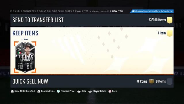 FIFA 23- Manuel Locatelli SBC Rewards #630 (PS5) смотреть онлайн