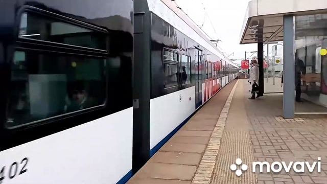 электропоезд ЭГ2ТВ 024 и очень неожиданный вылет экспресс электропоезда ЭС2ГП 007 смотреть онлайн