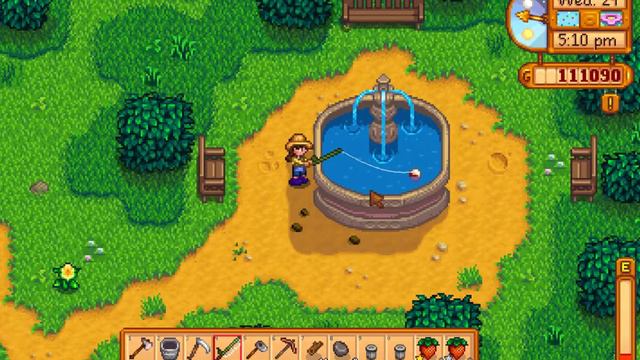 STARDEW VALLEY 1.5 UPDATE | FOUNTAIN FISHING PRESENTS! смотреть онлайн