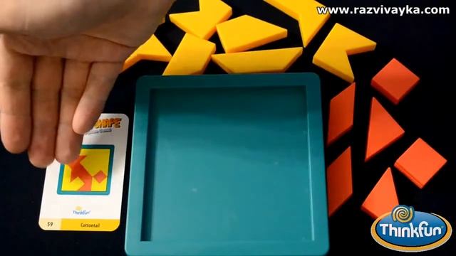 Настольная логическая игра-головоломка Уголки - Shape by shape (ThinkFun) смотреть онлайн