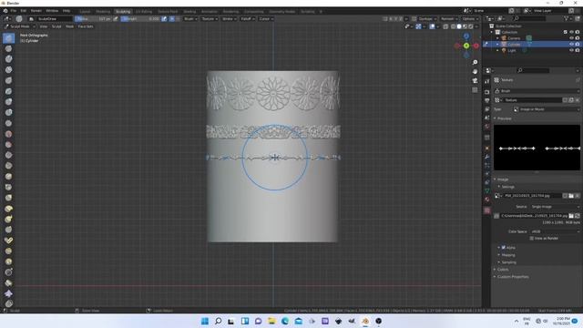 3D circular sculpting in blender |blender sculpting tutorial смотреть онлайн