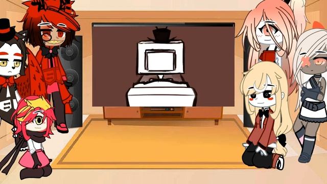 ? Hazbin Hotel react to "Valentino" | Gacha ? Request ? P I N K смотреть онлайн