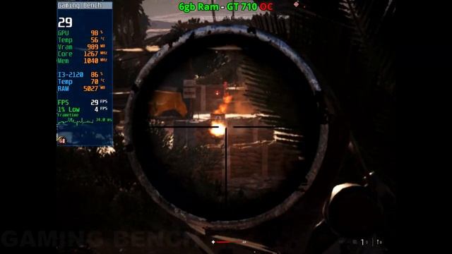 GT 710 + I3 2120 + 4gb & 6gb Ram Test | Battlefield 5 - a gift for gt 710 users смотреть онлайн