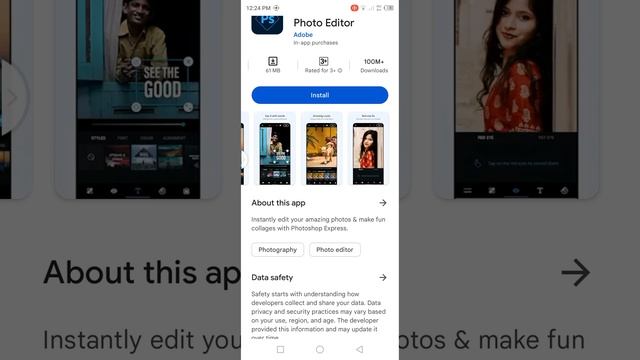 Overiew About Photoshop Express Photo Editor|| Arfa Tech || смотреть онлайн