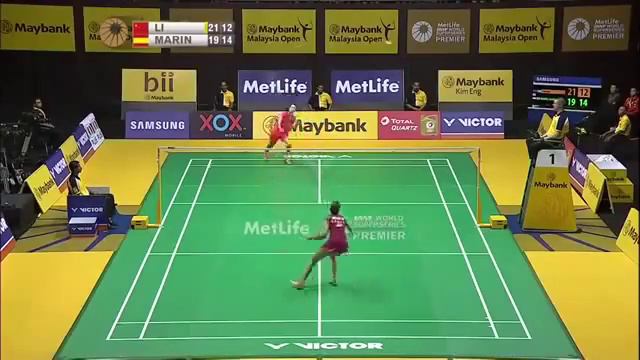 2015 Maybank Malaysia Open Final [WS] LI Xuerui vs Carolina MARIN (480P) (Sports) смотреть онлайн