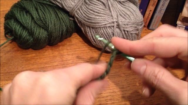 How To Crochet A Slytherin Scarf: Part 1