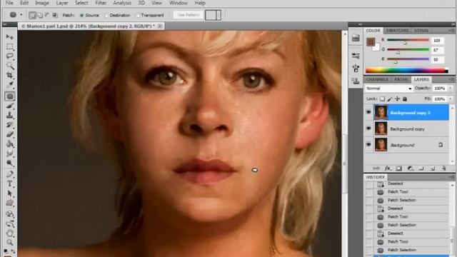 Photoshop: Extreme Photoshop Makeover - old to young смотреть онлайн