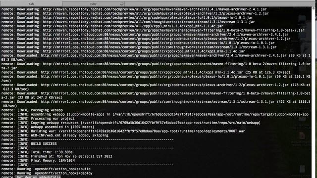Advanced Java & JBoss in the Cloud - OpenShift Command Line Demo смотреть онлайн
