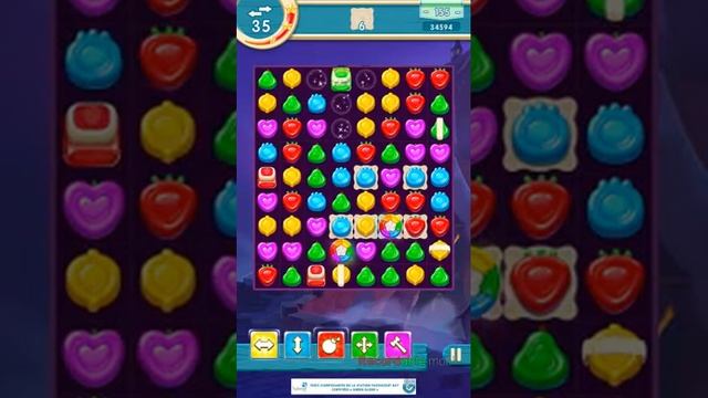 Fruit Candy Blast level 155 - Doux Histoire Candy смотреть онлайн
