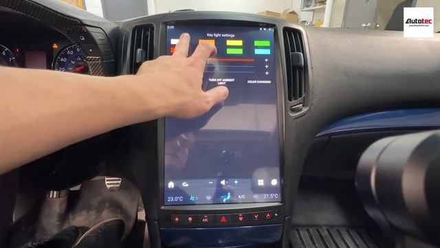 Infiniti G25/G35/G37/G37s (2007 – 2015) 14.4″ Navigation& Infotainment System - Demonstration Video