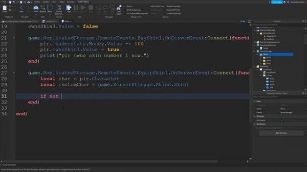ROBLOX STUDIO | How to make a Skin Shop [Purchase Skins & Datastore!]