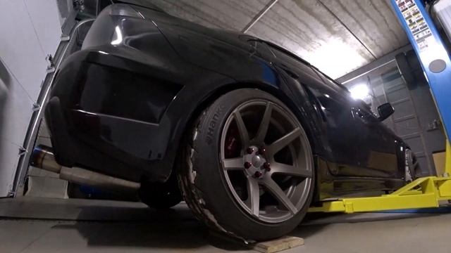 Установка переднего стабилизатора 22мм на Lancer X смотреть онлайн