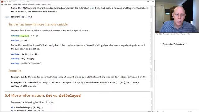 Mathematica Tutorial 5 - Functions and the Map Command. Part 2: Defining your own functions смотреть онлайн