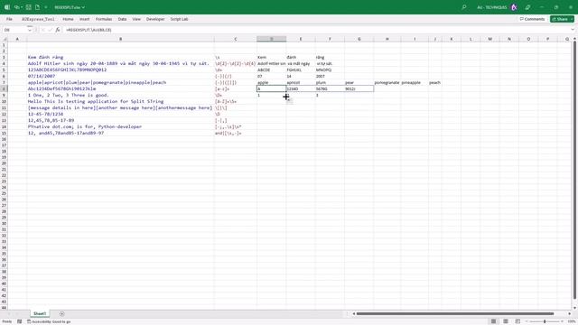 #Excel365 - Hàm REGEXSPLIT. смотреть онлайн