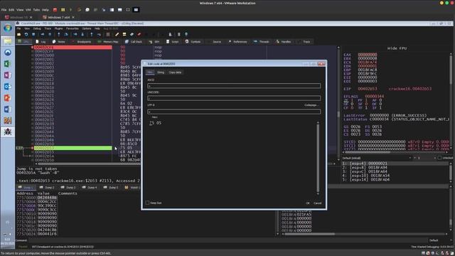 Reversing The Crackme 16 with the x64dbg debugger смотреть онлайн