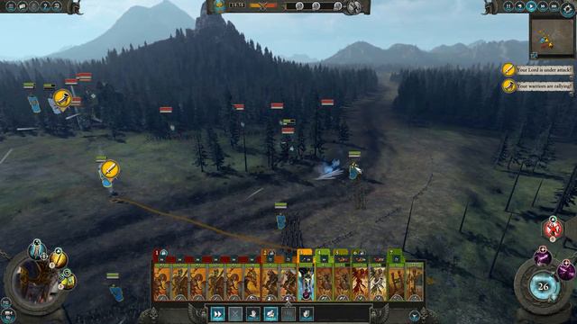 Tomb Kings vs Wood Elves | BONE BOSS ARKHAN - Total War Warhammer 2 смотреть онлайн