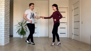 Видеоурок по сальсе NY. Схемы поворотов в паре для продолжающих.