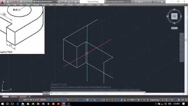 1 How to make Isometric drawing in AutoCAD 2016 смотреть онлайн