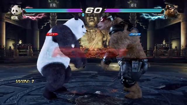 Tekken 7 Panda Vs Kuma смотреть онлайн