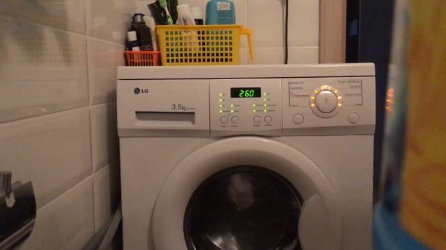 Сервисный тест в стиральной машине LG старых моделей (WD-XXXXXS/N и т.д) смотреть онлайн