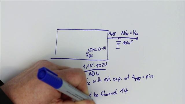 Measuring supply-voltage & temperature with ATMega or Arduino смотреть онлайн