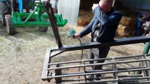 САМОДЕЛЬНЫЙ Чизельный плуг для МТЗ 80. Покраска Глубокорыхлителя.