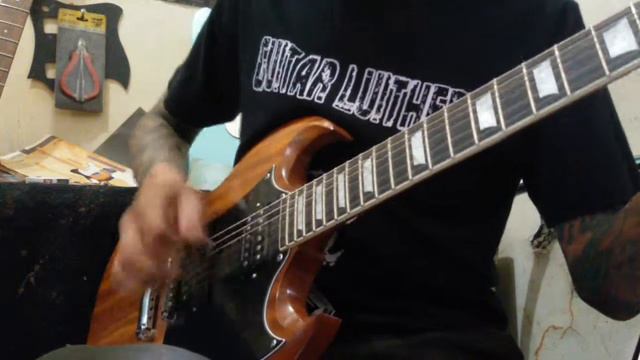 Gibson SG series sound sample by Nandito Art Guitar Hand craft / Hand Made смотреть онлайн